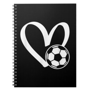 Carnet Coeur de balle de football
