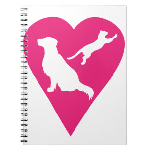 Carnet Coeur de chien et de chat
