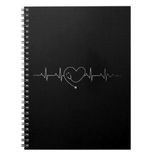 Carnet Coeur de soins infirmiers Médicale Stéthoscope C