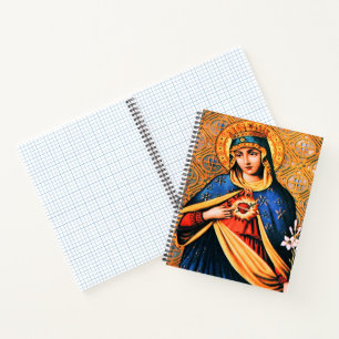 Carnet Coeur immaculé de Marie avec Magnificat