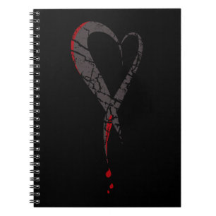 Carnet Coeur saignant. J'ai blessé un coeur triste. L'obs