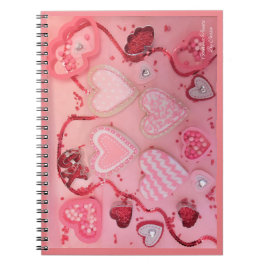 Carnet Coeur Sucre Cookies par Gourmet Traitements par Ca