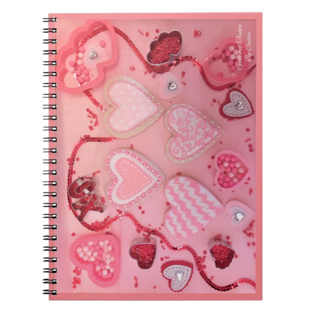 Carnet Coeur Sucre Cookies par Gourmet Traitements par Ca (Devant)
