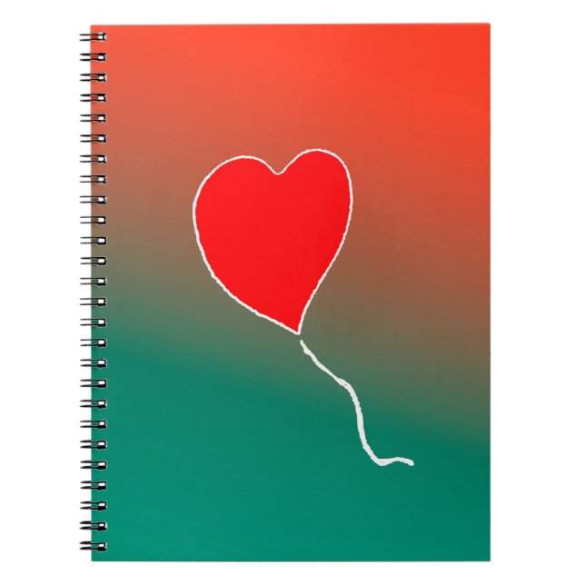 Carnet Coeur volant (Devant)