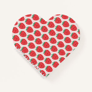 Carnet Coeurs fraises Berry Sweet Rose