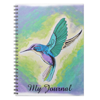 Carnet Colibri peint