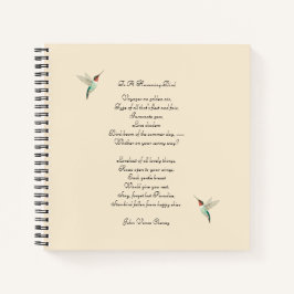 Carnet Colibris et citations de John Vance Cheney