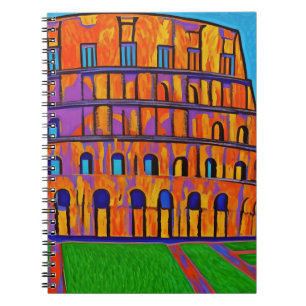 Carnet Colisée peinture pop art