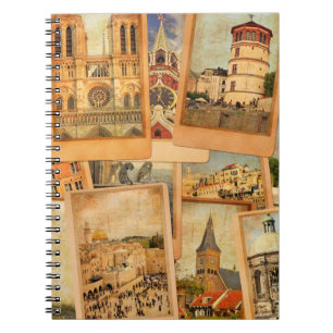 Carnet Collage carte photo vintage. Europe, Moyen-Orient