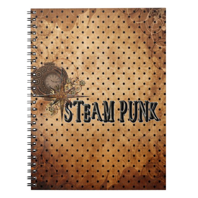 Carnet Collage de mot Steampunk (Devant)
