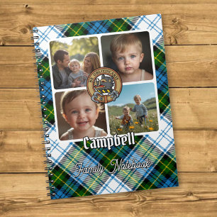 Carnet Collage de photos de la famille Campbell