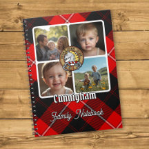 Collage de photos de la famille Cunningham