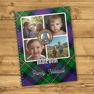Carnet Collage de photos de la famille Malcolm