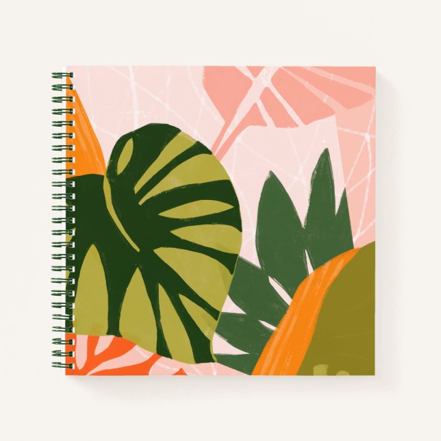 Carnet Collage Jungle I (Devant)