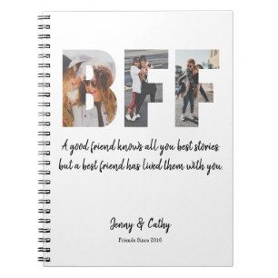 Carnet Collage photo BFF tendance Best Friend Forever Quo