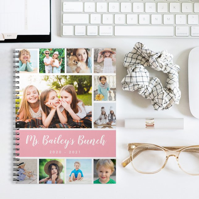 Carnet Collage photo de classe personnalisée Appréciation (Créateur téléchargé)