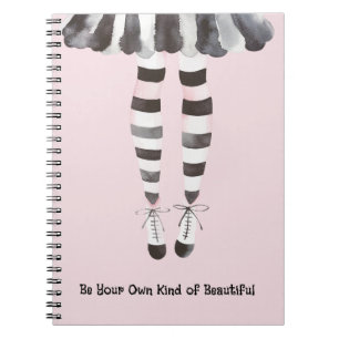 Carnet Collants Fille Halloween Noir Blanc Rose