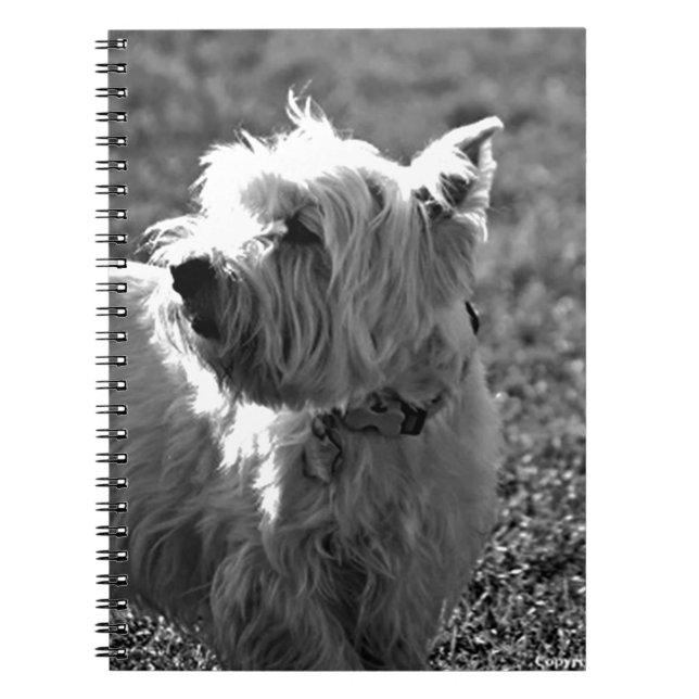Carnet Collection adorable de Westie Terrier (Devant)