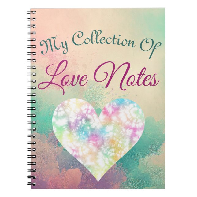 Carnet Collection de notes d'amour (Devant)