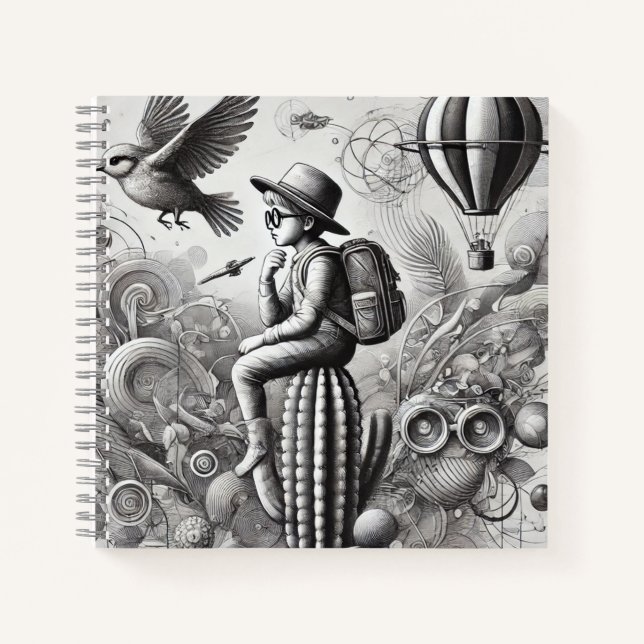 Carnet "Collection de surréalisme monochrome" (Devant)
