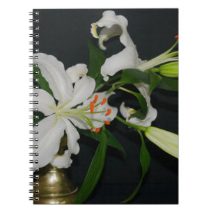 Carnet Collection Irlandaise de laiton et de fleurs