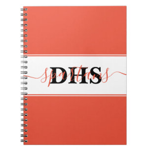 Carnet colorblock scolaire personnalisé