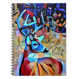 Carnet coloré du Buck Deer Art Journal