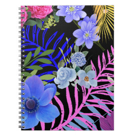 Carnet Coloré Rétro Folin Floral Folid