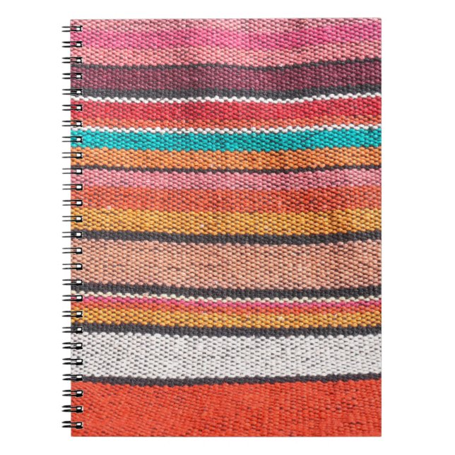 Carnet Colorée mexicaine, style péruvien surface de tapis (Devant)