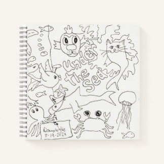 Carnet Colorez votre propre - "Sous la mer"