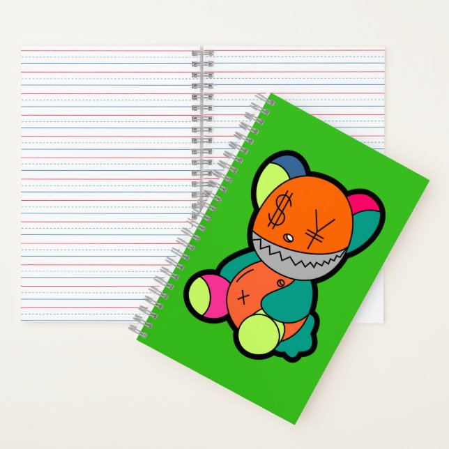 Carnet Colorful bear (À l'intérieur)