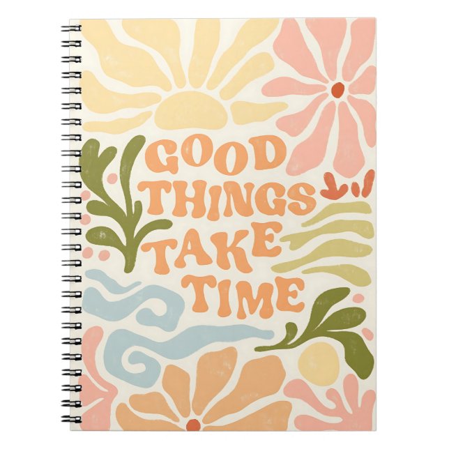 Carnet Colorful Motivational Aesthetic (Devant)