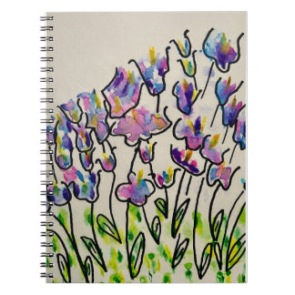 Carnet Colorful Spring Tulips Greeting