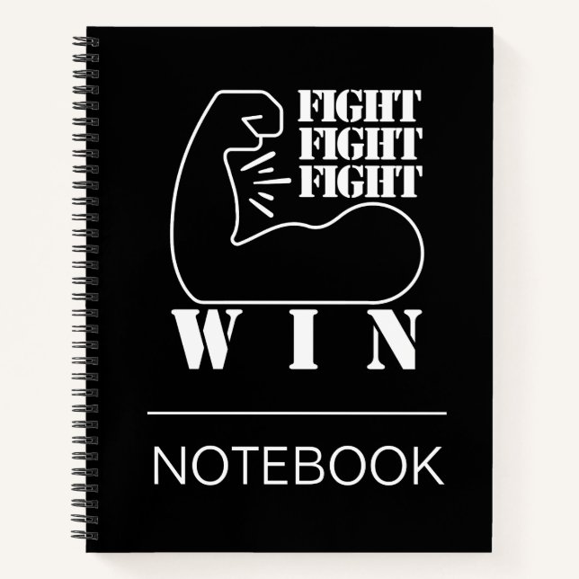 Carnet Combattre, combattre, combattre, gagner (Devant)