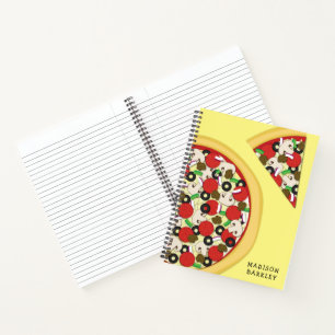 Carnet Combo Pizza Supreme Nourriture pour Enfants Mignon