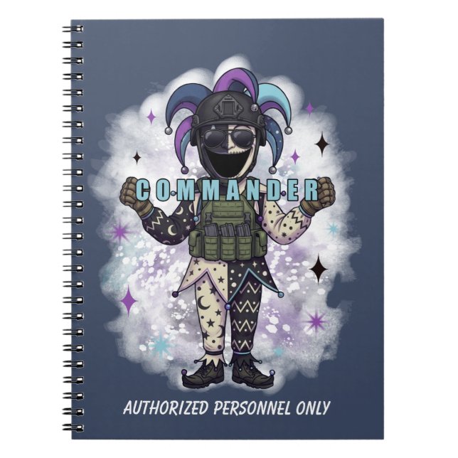 Carnet Commandant ami du bouffon du vide  (Devant)