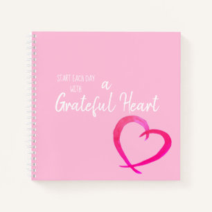 Carnet Commencez chaque journée avec un coeur gracieux