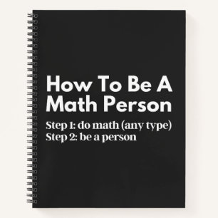 Carnet Comment Devenir Une Personne Douée En Mathématique