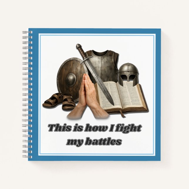 Carnet Comment je mène mes batailles (Devant)