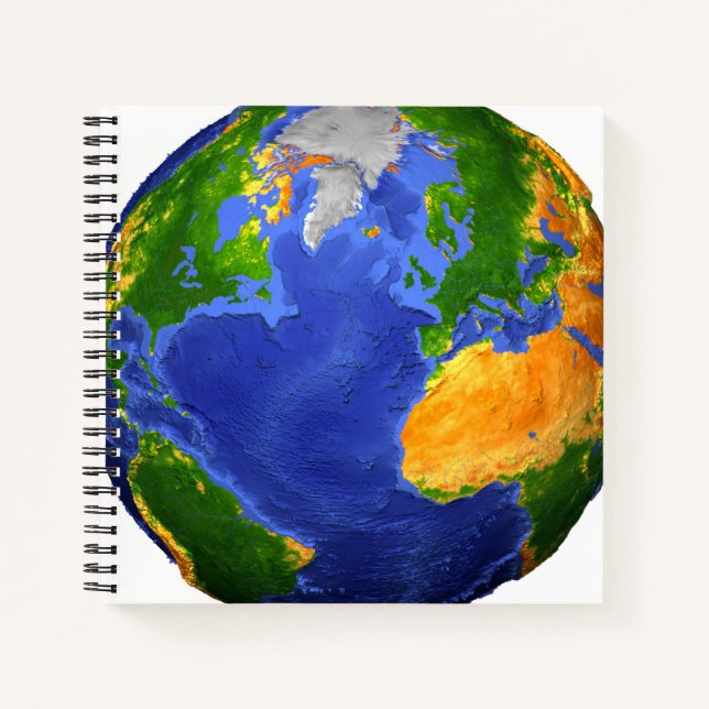 Carnet Complétez La Terre Avec Des Données Topographiques (Devant)