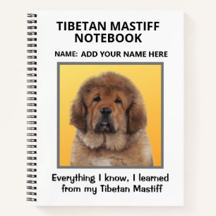 Carnet Composition du Mastiff tibétain