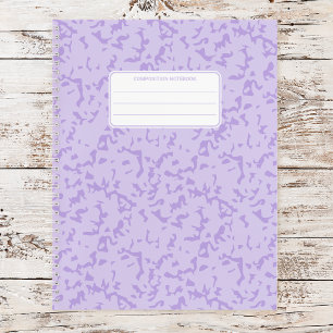 Carnet Composition esthétique de marbre pastel doux