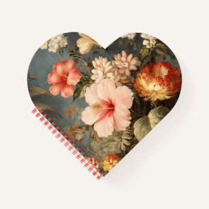 Carnet Composition florale vintage vibrante