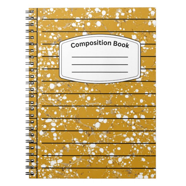 Carnet Composition jaune (Devant)