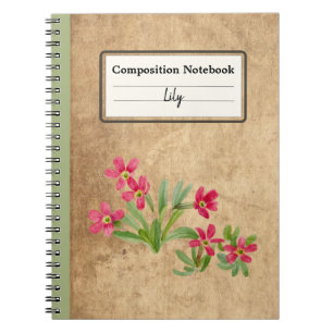 Carnet Composition personnalisée Primrose