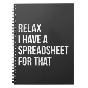 Carnet Comptable amusant Comptable Feuille de calcul Comp