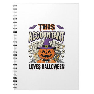 Carnet Comptable Halloween Drôle Saison fiscale effrayant