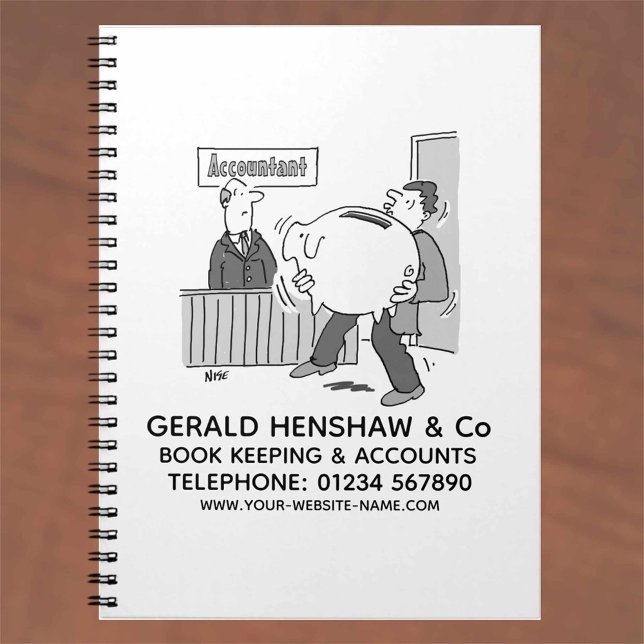 Carnet Comptable reçoit une grande tirelire (Créateur téléchargé)