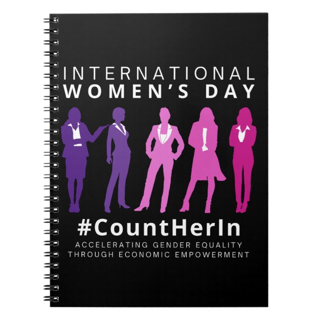 Carnet Compte-la à l'occasion de la Journée international (Devant)