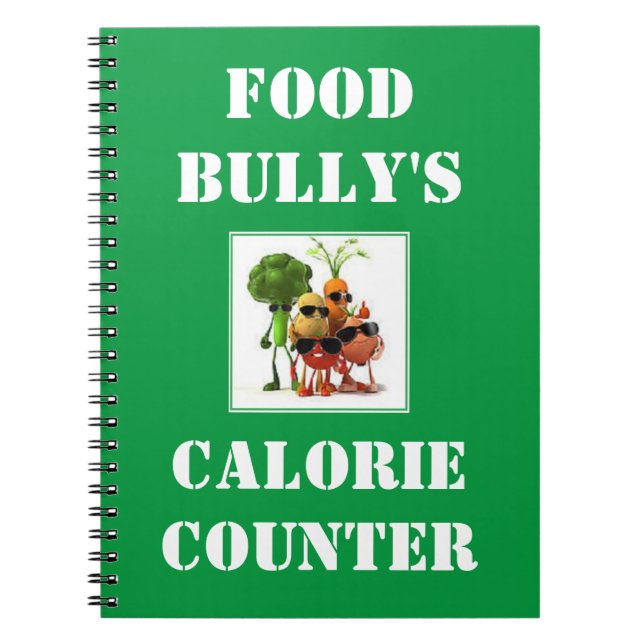Carnet Compteur de la calorie du despote de nourriture (Devant)